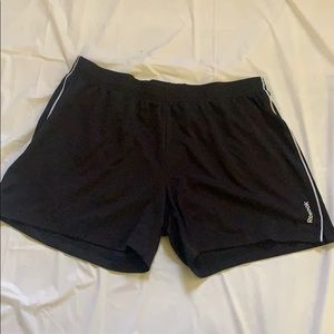 Black athletic shorts